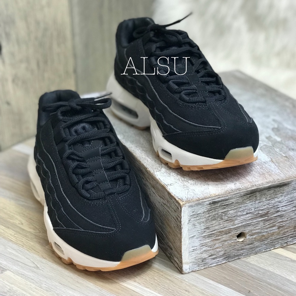 Nike Air Max 95 Black Anthracite White W AUTHENTIC - Picture 2 of 7